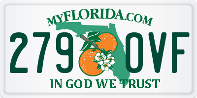 FL license plate 2790VF