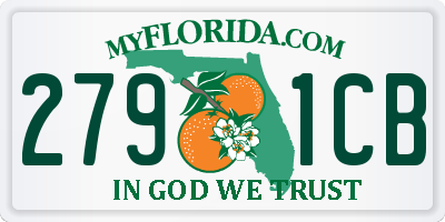 FL license plate 2791CB