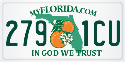 FL license plate 2791CU