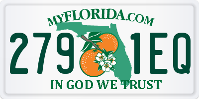 FL license plate 2791EQ