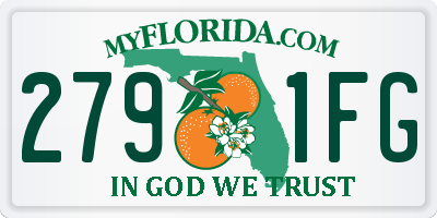 FL license plate 2791FG