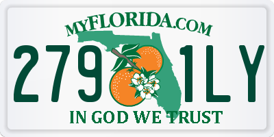 FL license plate 2791LY
