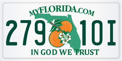 FL license plate 2791OI