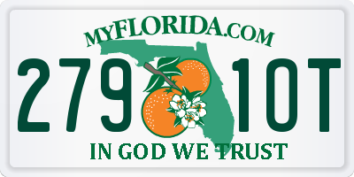 FL license plate 2791OT
