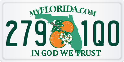 FL license plate 2791QO