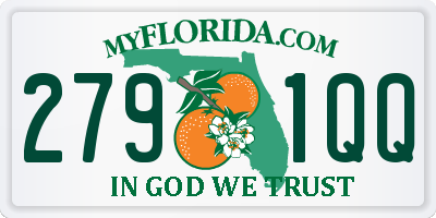 FL license plate 2791QQ
