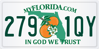 FL license plate 2791QY
