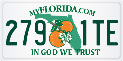 FL license plate 2791TE