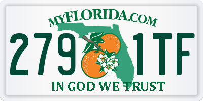 FL license plate 2791TF