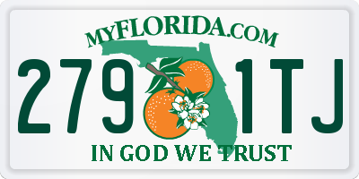 FL license plate 2791TJ