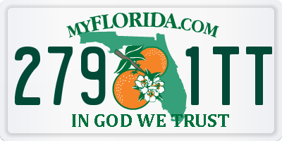 FL license plate 2791TT
