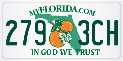 FL license plate 2793CH