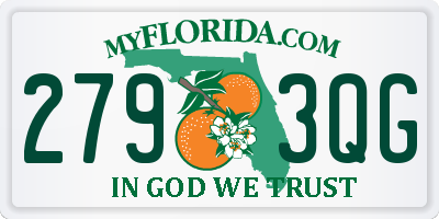 FL license plate 2793QG