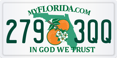 FL license plate 2793QQ