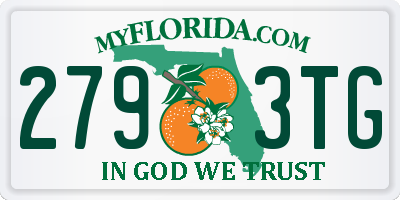 FL license plate 2793TG