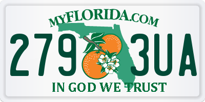 FL license plate 2793UA