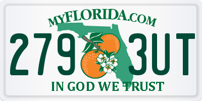 FL license plate 2793UT
