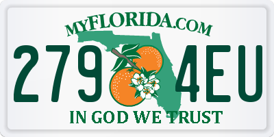 FL license plate 2794EU