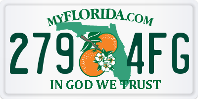 FL license plate 2794FG