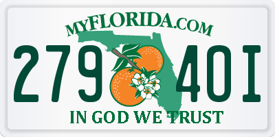 FL license plate 2794OI