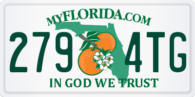 FL license plate 2794TG