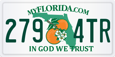 FL license plate 2794TR