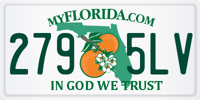 FL license plate 2795LV