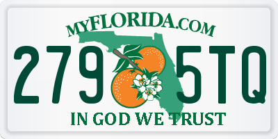 FL license plate 2795TQ