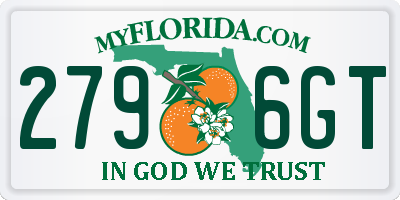 FL license plate 2796GT