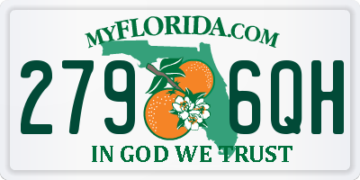 FL license plate 2796QH