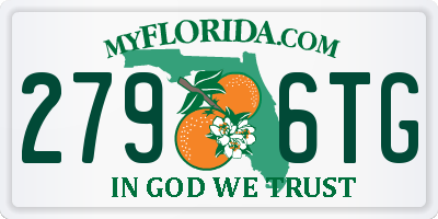 FL license plate 2796TG
