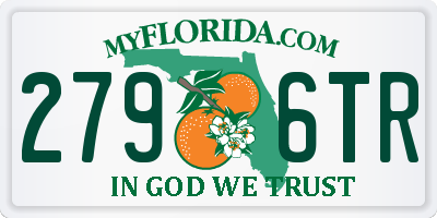 FL license plate 2796TR