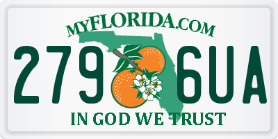 FL license plate 2796UA