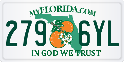 FL license plate 2796YL