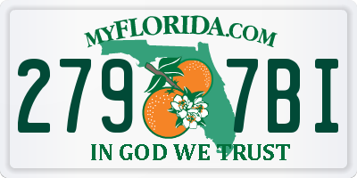 FL license plate 2797BI