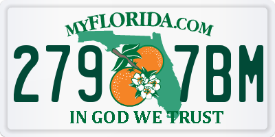 FL license plate 2797BM