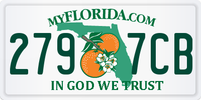 FL license plate 2797CB