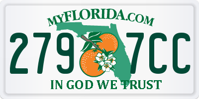 FL license plate 2797CC