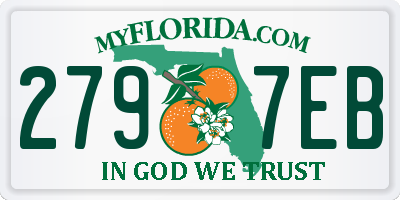 FL license plate 2797EB