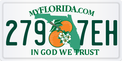 FL license plate 2797EH