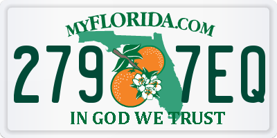 FL license plate 2797EQ