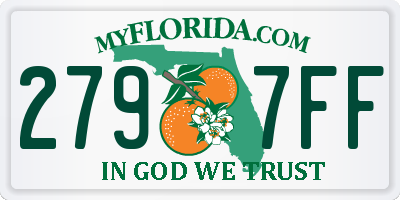 FL license plate 2797FF