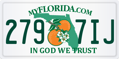 FL license plate 2797IJ