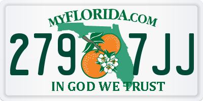 FL license plate 2797JJ