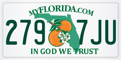 FL license plate 2797JU