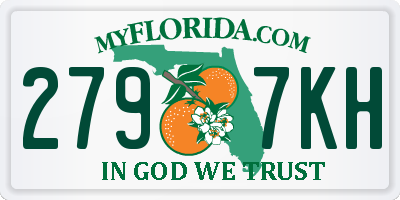 FL license plate 2797KH