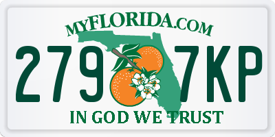 FL license plate 2797KP