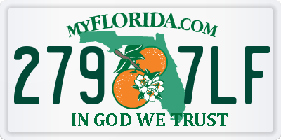 FL license plate 2797LF
