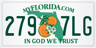 FL license plate 2797LG