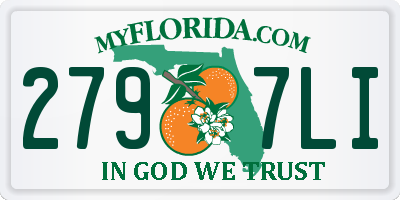 FL license plate 2797LI